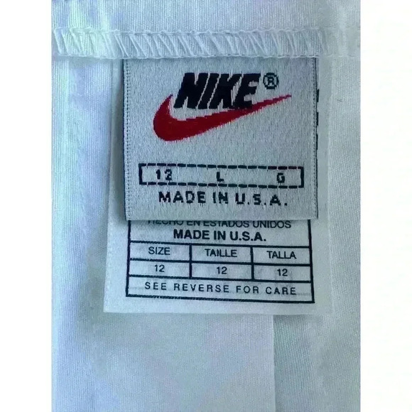 Vintage 90’s NIKE White Pleated Tennis Skirt Women’s Large - Picture 7 of 10